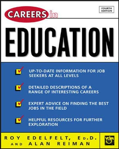 Stock image for Careers in Education for sale by Better World Books