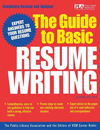 Stock image for The Guide to Basic Resume Writing for sale by Lakeside Books