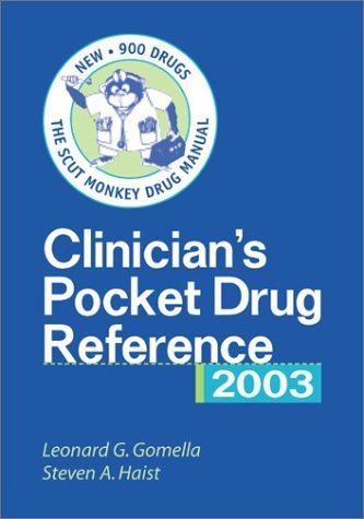 Stock image for Clinician's Pocket Drug Reference 2003 for sale by Books From California