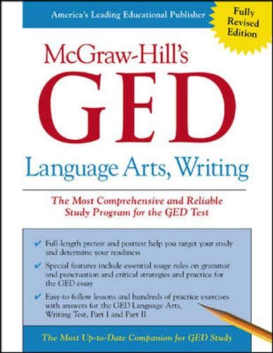 Beispielbild fr McGraw-Hill's GED Language Arts, Writing zum Verkauf von Better World Books: West