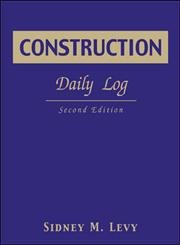 Stock image for Construction Daily Log for sale by Lucky's Textbooks