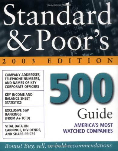 Imagen de archivo de Standard & Poor's 500 Guide a la venta por ThriftBooks-Atlanta