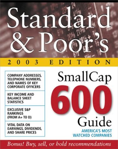 Stock image for Standard Poor's Smallcap 600 Guide : 2003 Edition for sale by GoldBooks