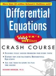 Beispielbild fr Schaum's Easy Outlines Differential Equations: Based on Schaum's Outline of Theory and Problems of Differential Equations, Second Edition zum Verkauf von ThriftBooks-Atlanta