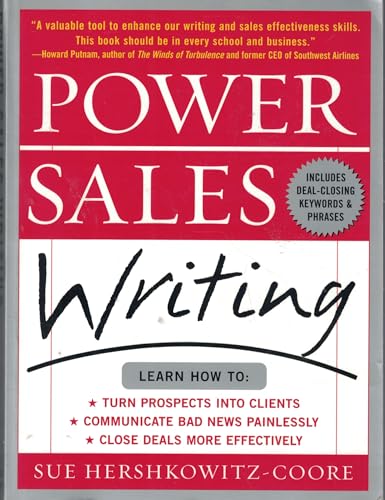 Beispielbild fr Power Sales Writing zum Verkauf von Wonder Book