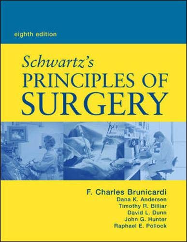 9780071410908: Schwartz's Principles of Surgery, Eighth Edition
