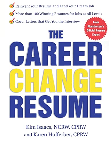 9780071411868: The Career Change Resume (CAREER (EXCLUDE VGM))