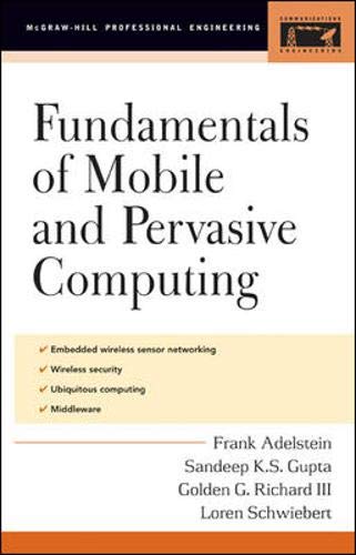 Imagen de archivo de Fundamentals of Mobile and Pervasive Computing a la venta por HPB-Red