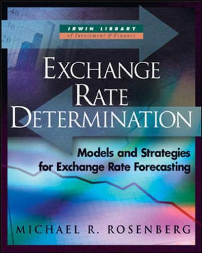 Imagen de archivo de Exchange-Rate Determination: Models and Strategies for Exchange-Rate Forecasting a la venta por Lost Books