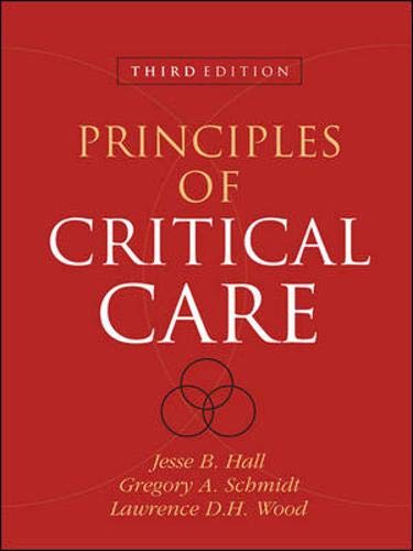 Imagen de archivo de Principles of Critical Care a la venta por Better World Books Ltd