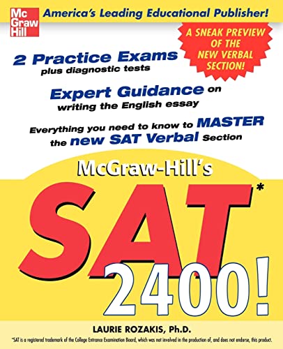 9780071416672: SAT 2400! : A Sneak Preview of the New SAT English Test