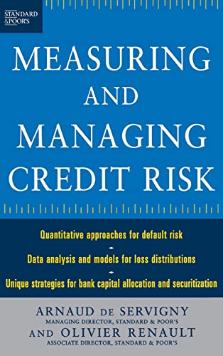 The Standard & Poor's Guide to Measuring and Managing Credit Risk