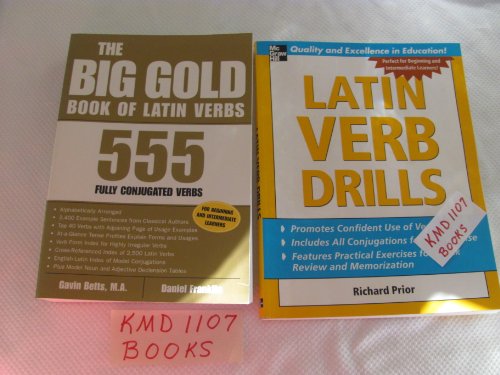 Imagen de archivo de The Big Gold Book of Latin Verbs a la venta por Better World Books: West
