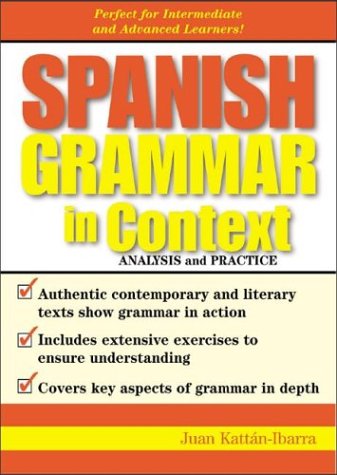 9780071419314: Spanish Grammar in Context