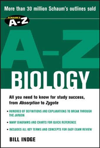 Imagen de archivo de Schaum's A-Z Biology a la venta por Better World Books