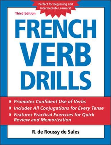 Beispielbild fr French Verb Drills zum Verkauf von Wonder Book