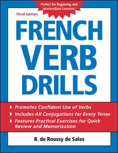 Stock image for French Verb Drills for sale by Wonder Book