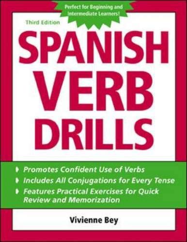 Beispielbild fr Spanish Verb Drills zum Verkauf von Better World Books