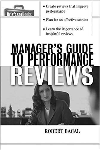 Beispielbild fr The Manager's Guide to Performance Reviews zum Verkauf von Gulf Coast Books