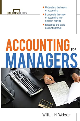 Imagen de archivo de Accounting for Managers (Briefcase Books Series) a la venta por SecondSale