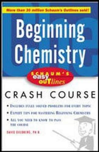 Beispielbild fr Schaum's Easy Outline of Beginning Chemistry zum Verkauf von WorldofBooks