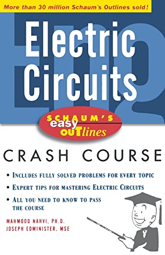 Imagen de archivo de Schaum's Easy Outline of Electric Circuits a la venta por Better World Books
