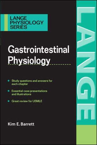 Gastrointestinal Physiology (LANGE Physiology Series) - Barrett, Kim