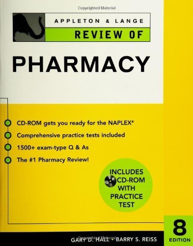 Stock image for Appleton and Lange Review of Pharmacy for sale by Better World Books