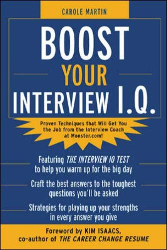 9780071425476: Boost Your Interview IQ