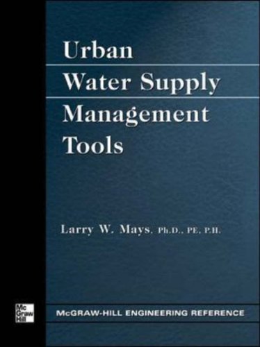 Stock image for Urban Water Supply Management Tools for sale by Better World Books