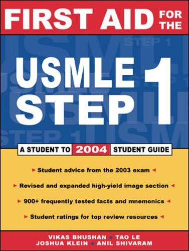 9780071429481: First Aid for the USMLE Step 1: 2004 (First Aid Series)