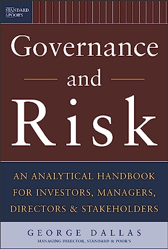 Stock image for Governance and Risk: An Analytical Handbook for Investors, Managers, Directors, and Stakeholders for sale by ThriftBooks-Atlanta