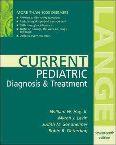 9780071429603: Current pediatric diagnosis and treatment