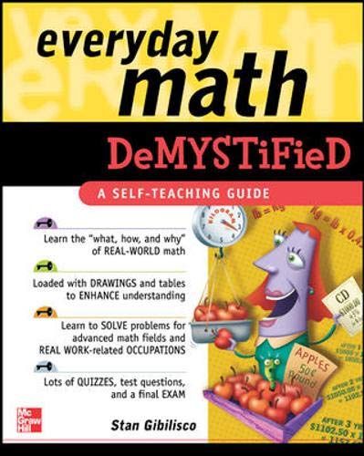 Beispielbild fr Everyday Math Demystified zum Verkauf von Wonder Book