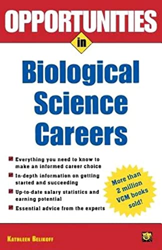 Stock image for Opportunities in Biological Science Careers for sale by 2Vbooks