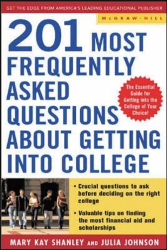 9780071432115: Best Answers to the 201 Most Frequently Asked Questions about Getting into College
