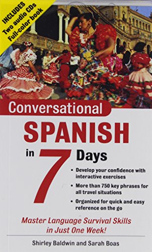 Beispielbild fr Conversational Spanish in 7 Days Package (Book + 2cds) zum Verkauf von ThriftBooks-Atlanta