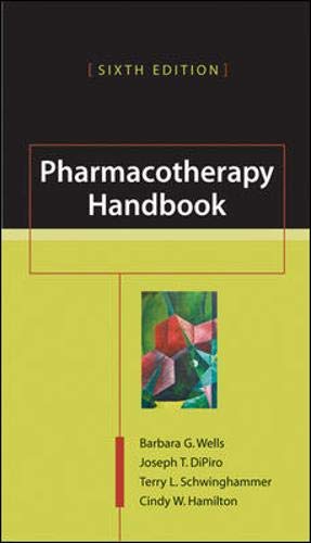 9780071433228: Pharmacotherapy Handbook