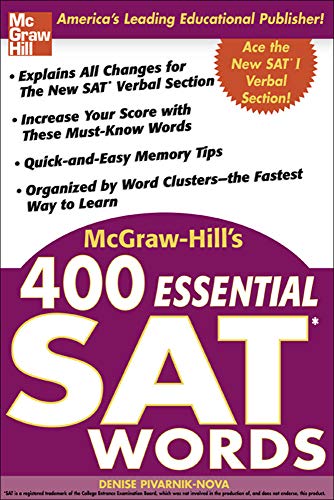 Beispielbild fr McGraw-Hill's 400 Essential SAT Words zum Verkauf von Wonder Book