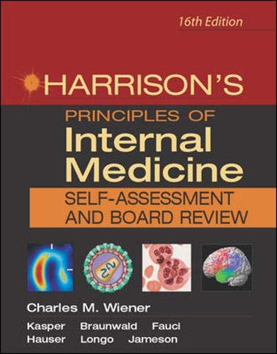 Imagen de archivo de Harrison's Principles of Internal Medicine Board Review a la venta por Better World Books