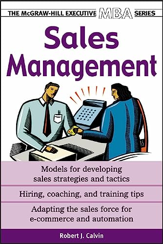 Stock image for Sales Management (Executive MBA Series) for sale by AwesomeBooks