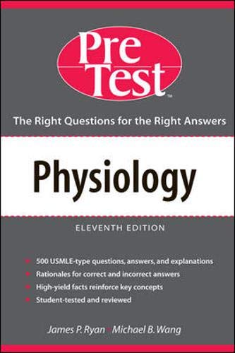 Stock image for Physiology: PreTest Self-Assesment & Review for sale by Decluttr