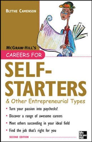 Beispielbild fr Careers for Self-Starters & Other Entrepreneurial Types (Careers For Series) zum Verkauf von AwesomeBooks