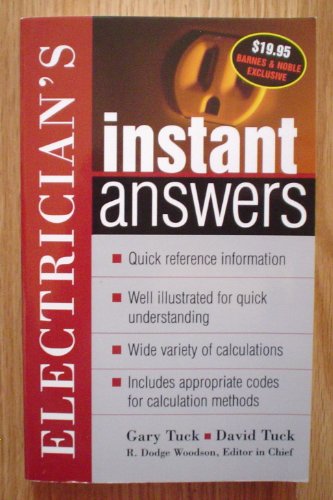 Imagen de archivo de Electrician's Instant Answers a la venta por Better World Books