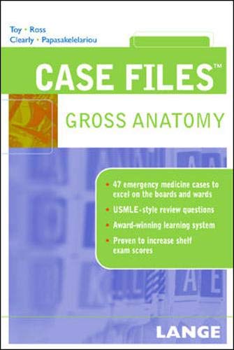Beispielbild fr Case Files: Gross Anatomy zum Verkauf von Better World Books