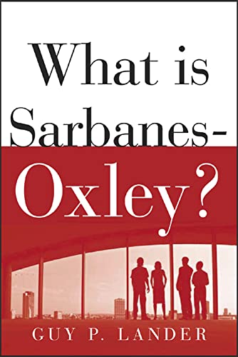 Beispielbild fr What is Sarbanes-Oxley? zum Verkauf von Wonder Book