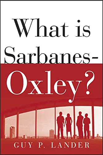 Stock image for What is SarbanesOxley? for sale by AwesomeBooks