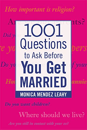 Beispielbild fr 1001 Questions to Ask Before You Get Married zum Verkauf von Blackwell's