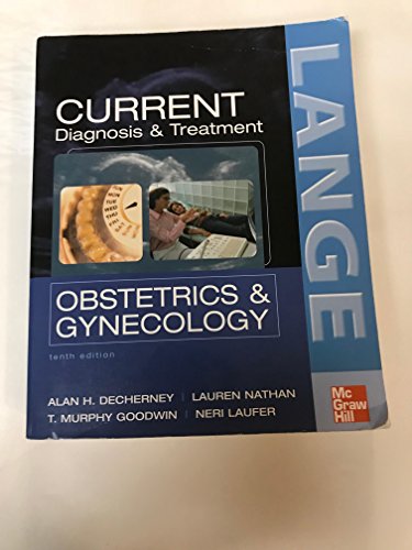 Beispielbild fr Diagnosis and Treatment Obstetrics and Gynecology zum Verkauf von Better World Books