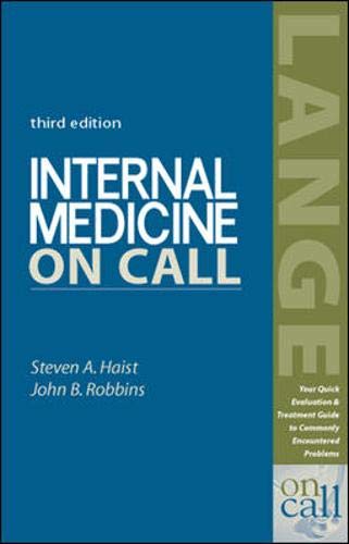 9780071439107: INTERNAL MED CALL (BOOK & PDA)